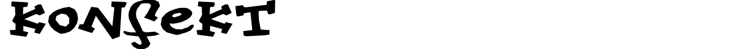 Konfekt Font preview