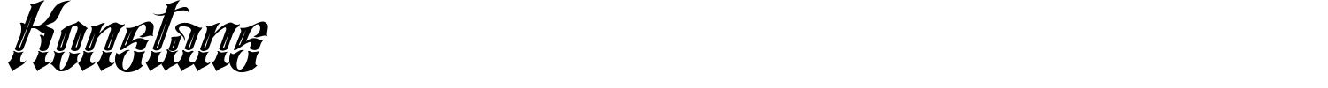 Konstans Font preview