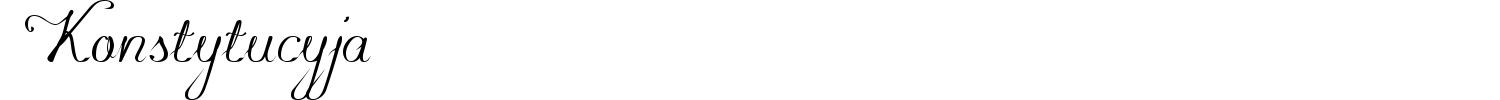 Konstytucyja Font preview