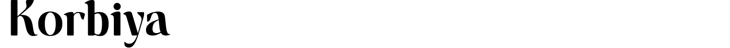 Korbiya Font preview