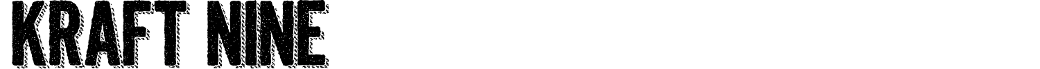 Kraft Nine Font preview
