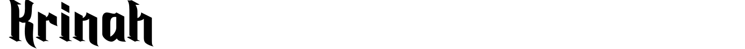 Krinah Font preview