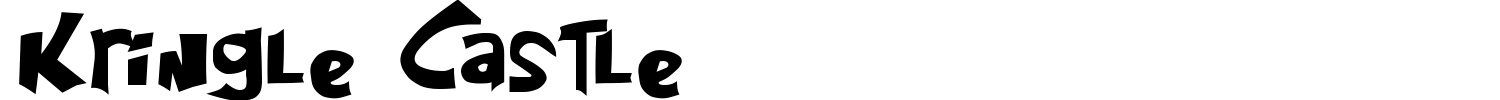 Kringle Castle Font preview