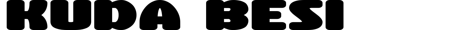 Kuda Besi Font preview
