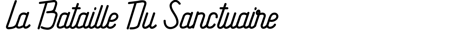 La Bataille Du Sanctuaire Font preview