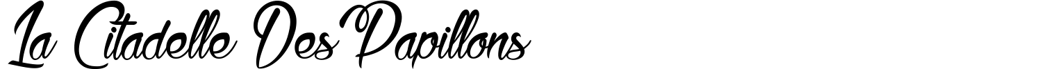 La Citadelle Des Papillons Font preview