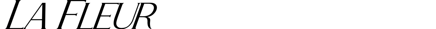 La Fleur Font preview