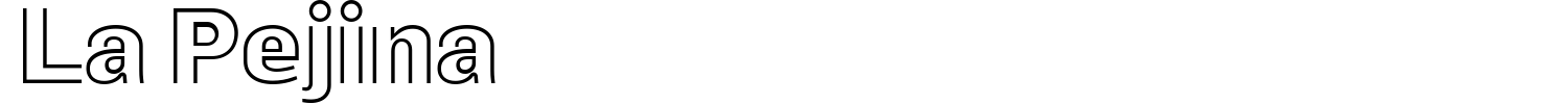 La Pejina Font preview