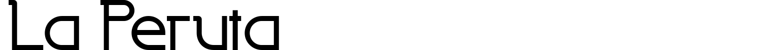 La Peruta Font preview