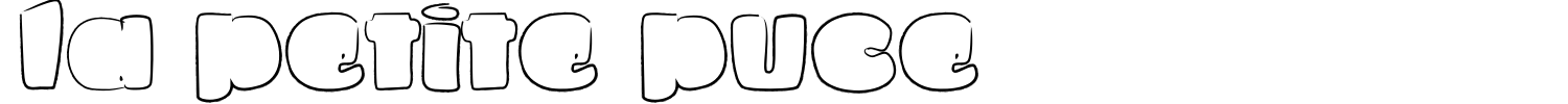 La Petite Puce Font preview