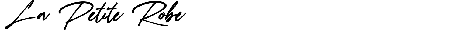 La Petite Robe Font preview