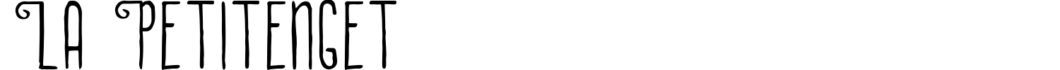 La Petitenget Font preview