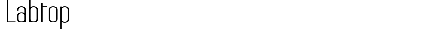 Labtop Font preview