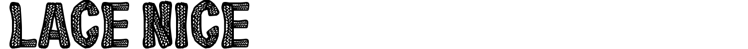 Lace Nice Font preview