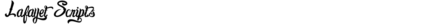 Lafayet Scripts Font preview