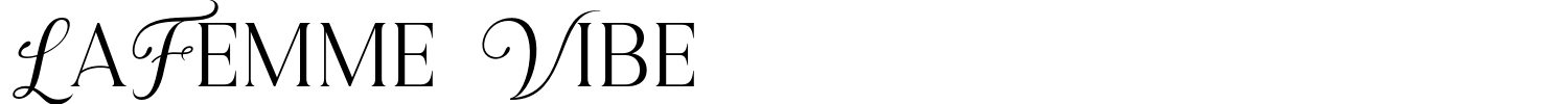 LaFemme Vibe Font preview