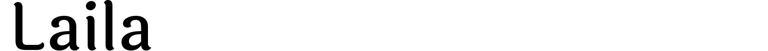 Laila Font preview