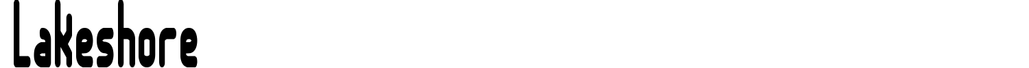 Lakeshore Font preview