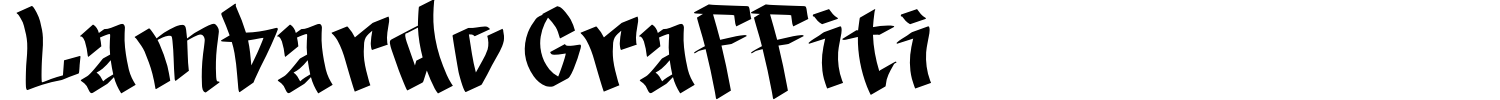 Lambardo Graffiti Font preview