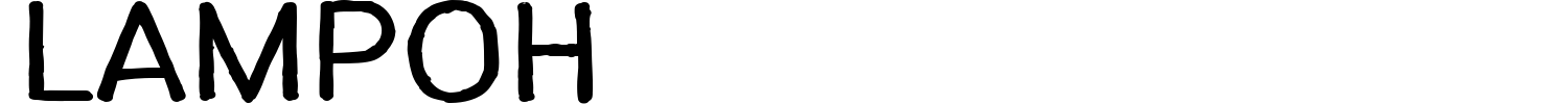Lampoh Font preview