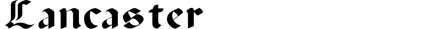 Lancaster Font preview