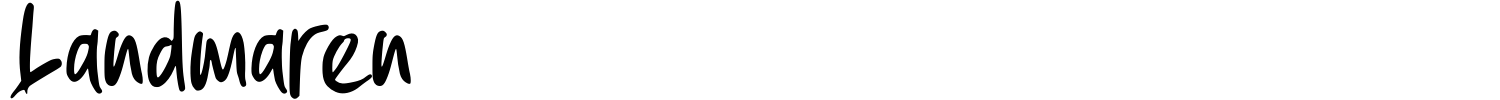 Landmaren Font preview