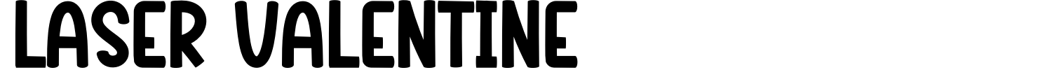 Laser Valentine Font preview