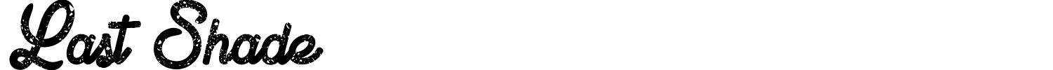 Last Shade Font preview