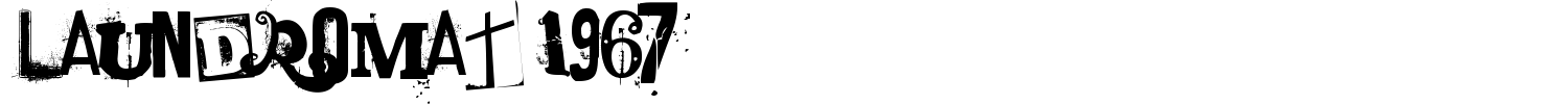 Laundromat 1967 Font preview
