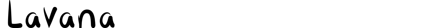 Lavana Font preview