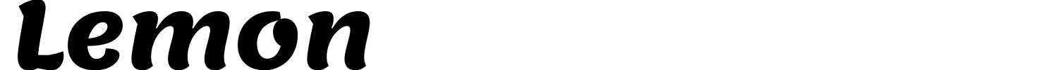 Lemon Font preview