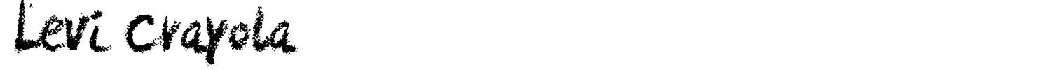 Levi Crayola Font preview