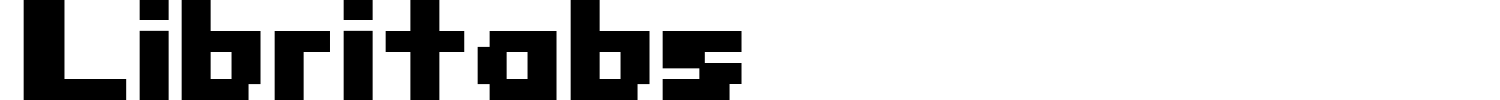 Libritabs Font preview