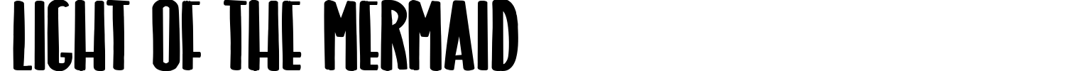 Light Of The Mermaid Font preview