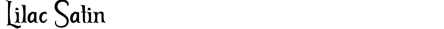 Lilac Satin Font preview