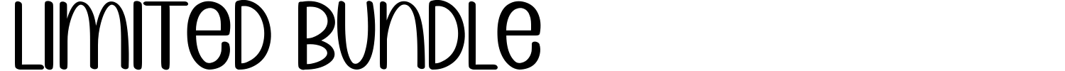 Limited Bundle Font preview