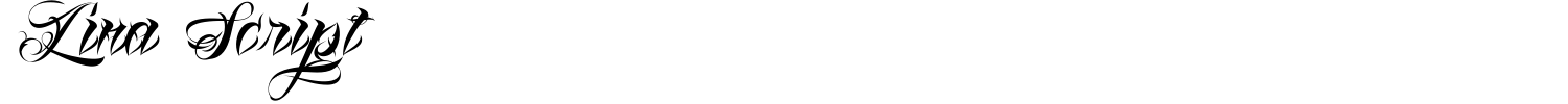 Lina Script Font preview