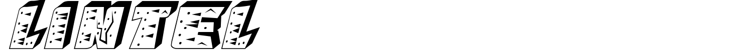 Lintel Font preview