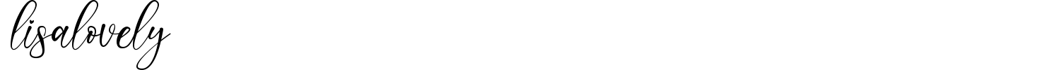 Lisalovely Font preview
