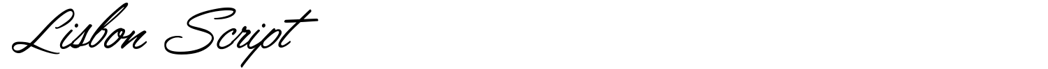 Lisbon Script Font preview