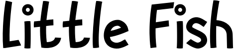 Little Fish Font preview