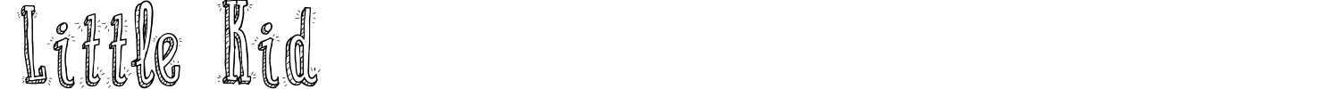 Little Kid Font preview