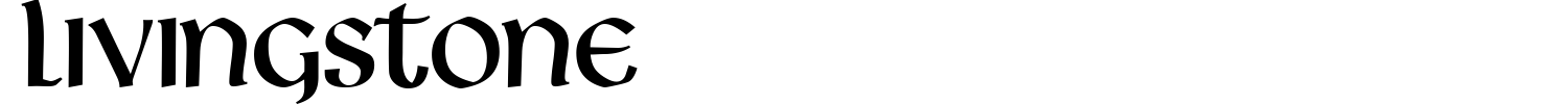 Livingstone Font preview