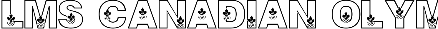 LMS Canadian Olympic Spirit Font preview