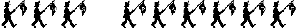 LMS Parade Font preview
