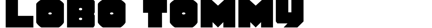 Lobo Tommy Font preview