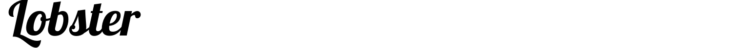 Lobster Font preview