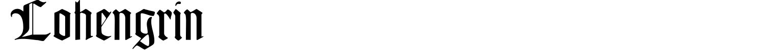 Lohengrin Font preview
