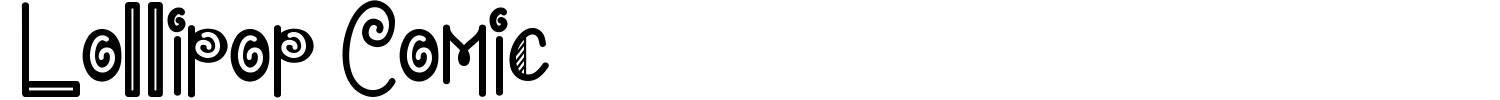 Lollipop Comic Font preview