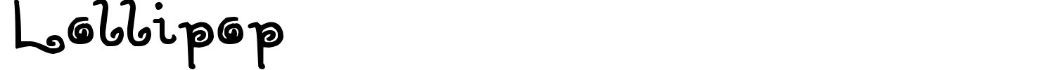 Lollipop Font preview